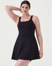 Load image into Gallery viewer, Spanx Get Moving Square Neck Tank Dress Black