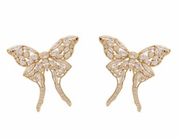 Mignonne Gavigan Rosie Butterfly Earring Crystal