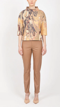 Load image into Gallery viewer, Hilton Hollis Coated Viscose Stretch Jeans Toffee