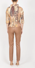 Load image into Gallery viewer, Hilton Hollis Coated Viscose Stretch Jeans Toffee