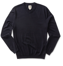 Load image into Gallery viewer, Duck Head Buckley V-Neck Sweater Navy