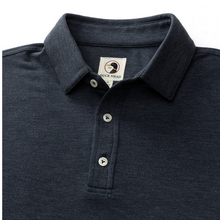Load image into Gallery viewer, Duck Head Men&#39;s Long Sleeve Pique Polo Navy Heather