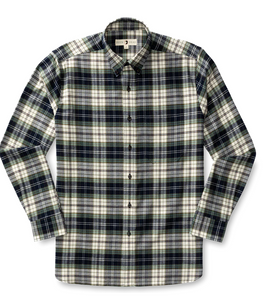 Duck Head Becker Plaid Flannel Shirt Shirt Dark Forest