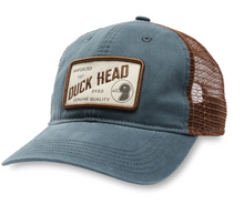 Load image into Gallery viewer, Duck Head Sanforized Trucker Hat Stormy Blue