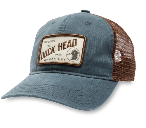 Duck Head Sanforized Trucker Hat Stormy Blue
