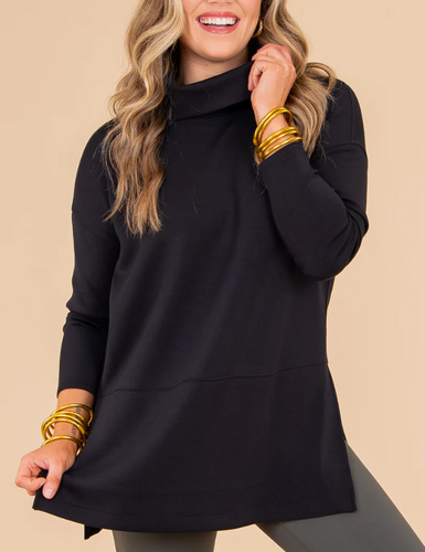 Spanx Airessential Turtleneck Tunic Very Black