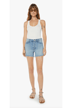 Load image into Gallery viewer, Mother Denim Skipper Short Fray Leap at The Chance