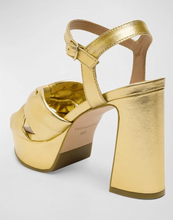 Load image into Gallery viewer, Bernardo Veronika Platform Heel Gold