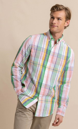 Southern Tide Springers Point Madras Shirt