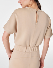 Load image into Gallery viewer, Spanx Airessential Cropped Jumpsuit Tahini