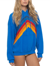 Load image into Gallery viewer, Mountain Stitch Hoodie Adventure Blue