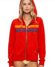 Load image into Gallery viewer, 5 Stripe Zip Hoodie
