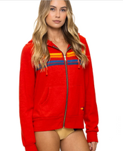 Load image into Gallery viewer, 5 Stripe Zip Hoodie