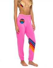 Load image into Gallery viewer, Circle Chevron Sweatpant Pink