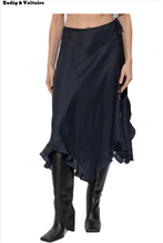 Load image into Gallery viewer, Jeto Satin Skirt Encre