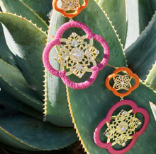 Load image into Gallery viewer, Anya Medallion Drop Earring