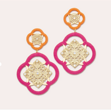Load image into Gallery viewer, Anya Medallion Drop Earring