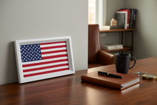 Load image into Gallery viewer, Needlepoint Valet Tray Flag