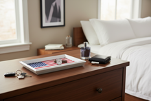 Load image into Gallery viewer, Needlepoint Valet Tray Flag