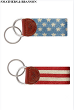 Load image into Gallery viewer, S&amp;B Key Fob Stars and Stripes