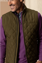 Load image into Gallery viewer, Freemont Quilted Vest Olive
