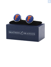 Load image into Gallery viewer, University of Florida Cufflinks Royal