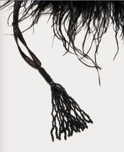 Load image into Gallery viewer, Feather Pouf Bag Black