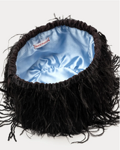 Load image into Gallery viewer, Feather Pouf Bag Black