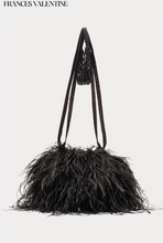Load image into Gallery viewer, Feather Pouf Bag Black