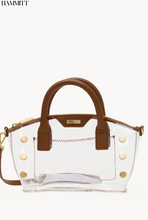 Load image into Gallery viewer, Paula Clear Handbag Mahogany