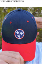 Load image into Gallery viewer, Tri Star Greensboro Hat Navy and Red