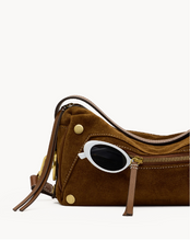 Load image into Gallery viewer, Doxie Suede Medium Cinnamon