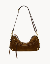 Load image into Gallery viewer, Doxie Suede Medium Cinnamon