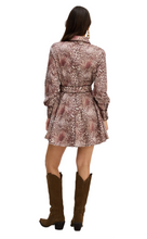 Load image into Gallery viewer, Alanna Mini Dress Brown Cheetah