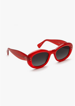 Load image into Gallery viewer, Bold oval acetate sunglasses with thick frames and gradient lenses by Krewe Margaret