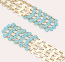 Load image into Gallery viewer, Miraya Enamel Chanelier Earring