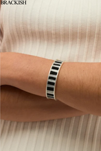 Load image into Gallery viewer, Brackish Thin Cuff Erica Silver