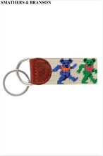 Load image into Gallery viewer, S&amp;B Key Fob Dancing Bear Oatmeal
