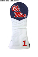Load image into Gallery viewer, S&amp;B Driver Headcover Ole Miss