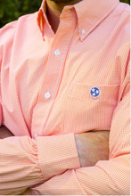 Load image into Gallery viewer, TriStar Micro Gingham Button Down