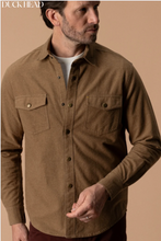 Load image into Gallery viewer, Brushed Canvas Snap Shirt Pyne Solid