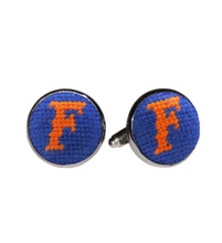 Load image into Gallery viewer, University of Florida Cufflinks Royal