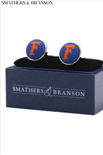 Load image into Gallery viewer, University of Florida Cufflinks Royal