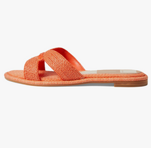 Load image into Gallery viewer, Dolce Vita Atomic Slide Orange Raffia