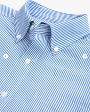 Load image into Gallery viewer, Southern Tide Men&#39;s Brrr Bengal Stripe Intercoastal Sport Shirt Cobalt Blue