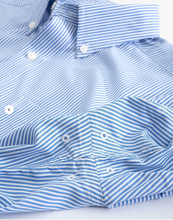 Load image into Gallery viewer, Southern Tide Men&#39;s Brrr Bengal Stripe Intercoastal Sport Shirt Cobalt Blue