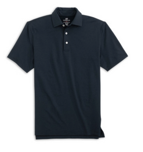 Southern Tide Breeze Performance Polo Heather Caviar