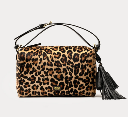 Frances Valentine Flannery Bag Leopard Haircalf