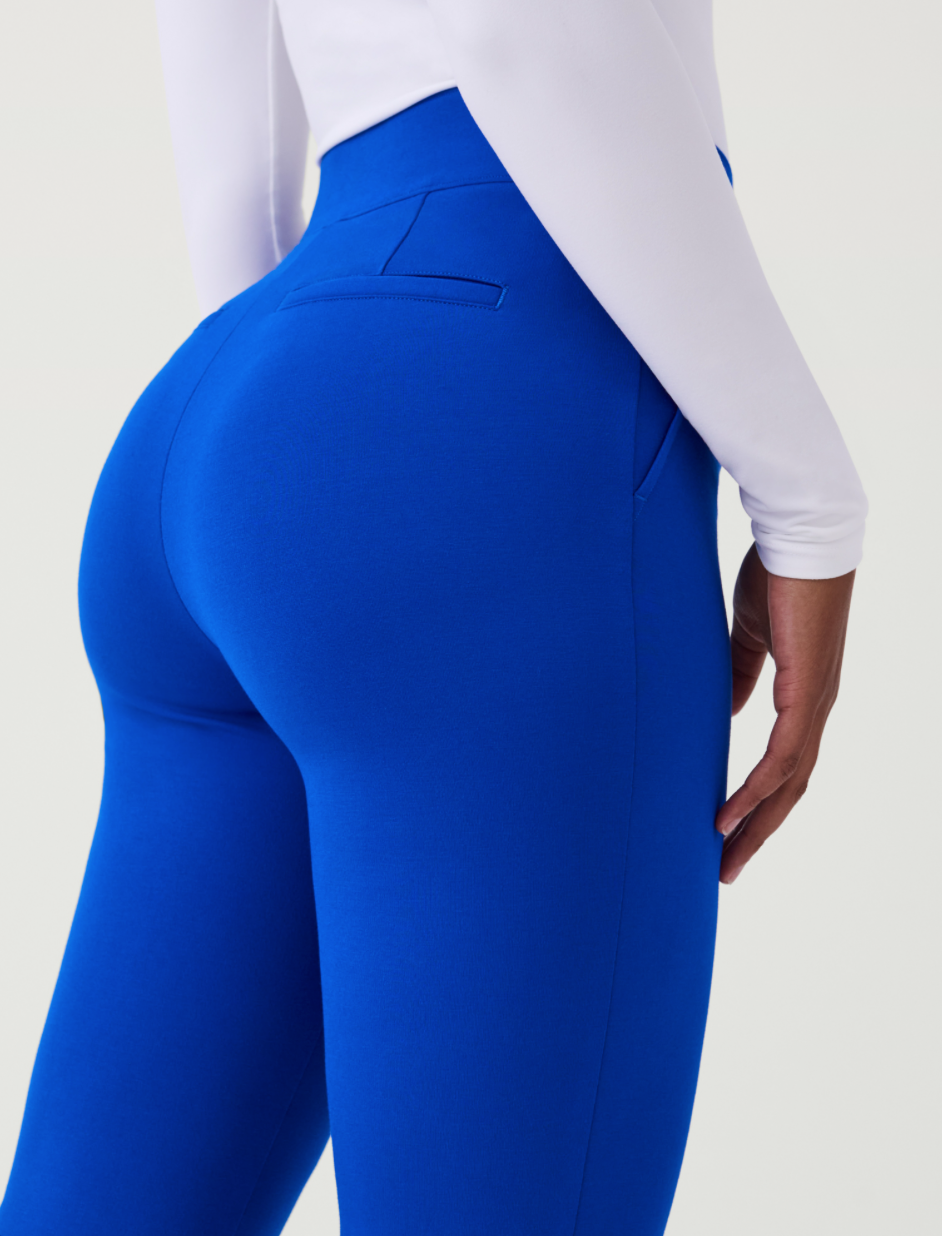 Spanx Perfect Pant Kick-Flare Cerulean Blue – The Blue Collection