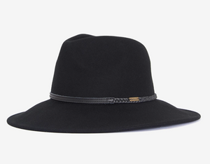 Barbour Ladies Tack Fedora Black